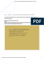 LO COMÚN DISENSUAL- PRODUCCIÓN DE SABER...COS EN EXPOSICIONES | revistaerrata.co