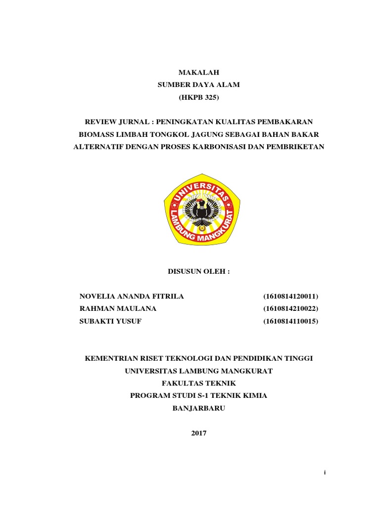 Makalah review jurnal