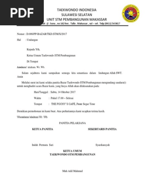 Undangan Bazar Docx