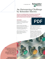 An Outsourcing Challenge by Schneider Electric