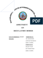 Regulatory Body Shalu PDF