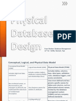 2 - Physical DB Design