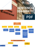 Sentencia 054-2004 TC