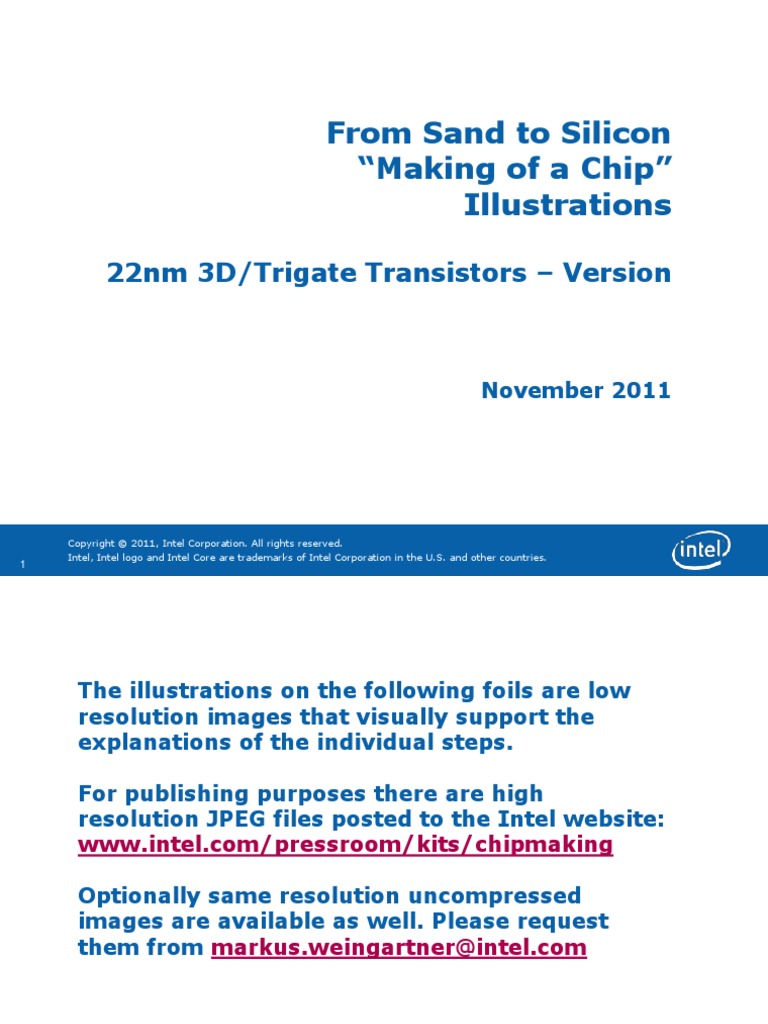 Sand To Silicon 22nm Version | PDF | Photolithography | Wafer (Electronics)
