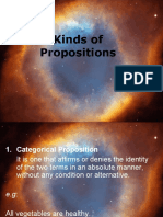 Kinds of Propositions