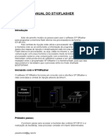 Manual do ST10Flasher para programar memória flash em processadores ST10F2XX