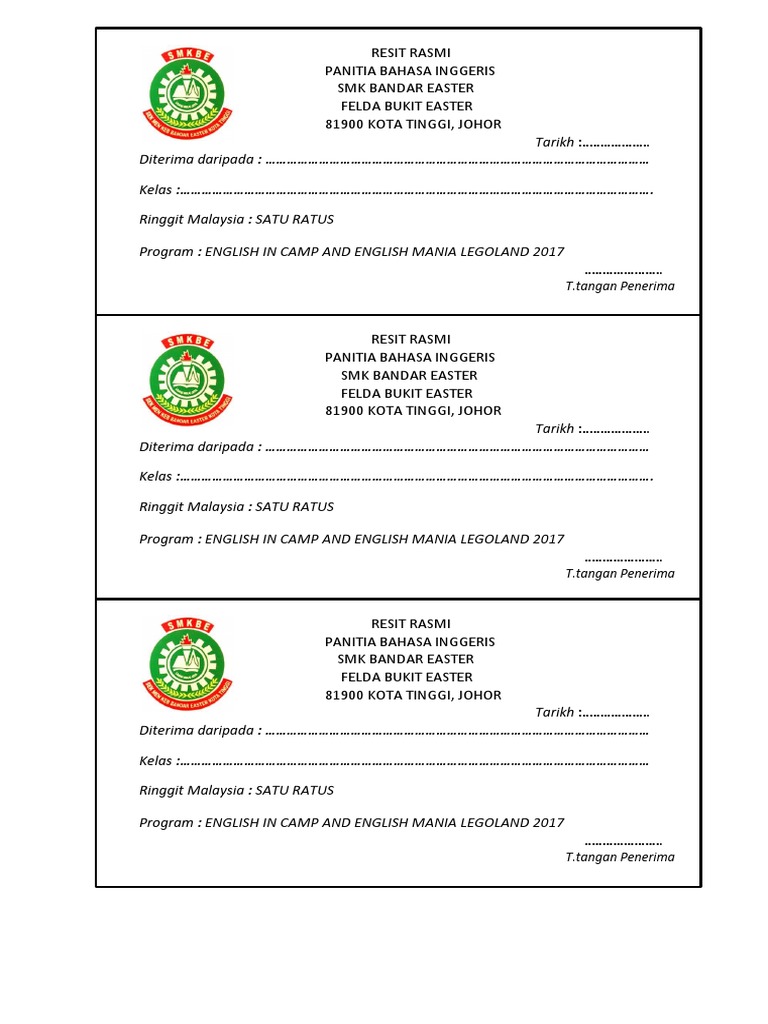 Resit Rasmi Legoland Pdf