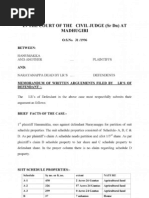 Download Written Arguments in Partition Suit by Sridhara babu N -     SN36248727 doc pdf