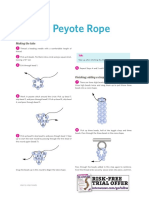 Tubular Peyote Rope Project