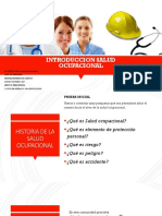 Introduccion Salud Ocupacional
