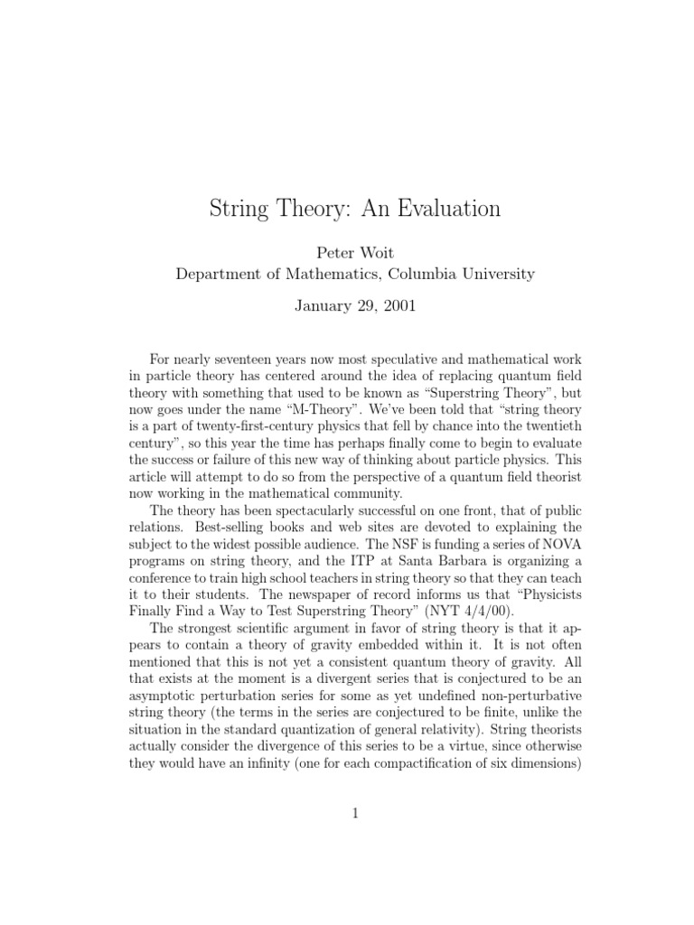 Strings | PDF | String Theory | Quantum Field Theory