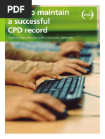 GDC CPD Activity Log Template Guide | PDF | Professional Development ...