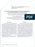 El Concepto Habermasiano de Comunicacion