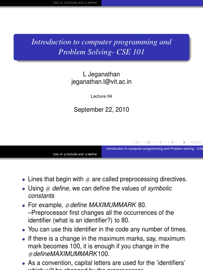 Lecture 04 | PDF | Integer (Computer Science) | Notation