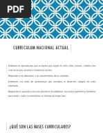 Curriculum Nacional Actual