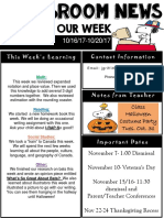 Weekly Newsletter Powerpoint 16-20