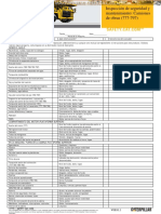 Material Checklist Camiones Mineros 777 797 Caterpillar PDF