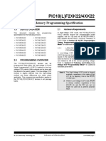 PIC18 (L) F2XK22/4XK22: Flash Memory Programming Specification