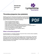 Lymphoma Association - Thrombocytopenia (Low Platelets)