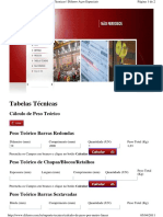 Cálculo de Peso Teórico PDF