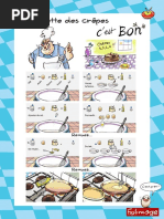 Recette des crêpes à compléter