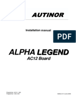 Alpha Legend en VF (AC12-VEC01) - Manuel D'installation - GB - Du 14 06 05 (7784)