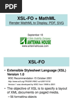 XSL-FO MathML