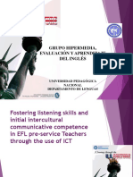 Fostering Listening Skills and Initial Intercultural Communicative Competence in Efl Pre-Service Teachers Through The Use of Ict