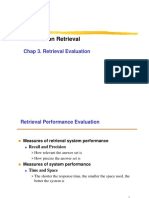 IR Performance Evaluation