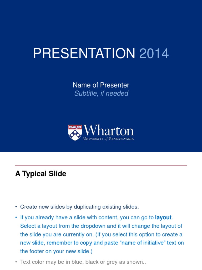 Branded PPT Template PDF Page Layout Business