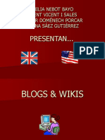 Presentacion Blogs i Wikis Grupo Vicent
