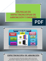 Técnicas de Espectroscopias de Absorción y Emisión