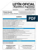 Decretos y designaciones oficiales