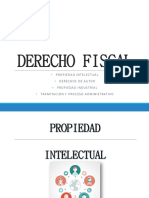 Propiedad Intelectual Derecho Fiscal PDF