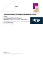 Algazi 2003 Scholars in Households - Refiguring The Learned Habitus, 1480-1550