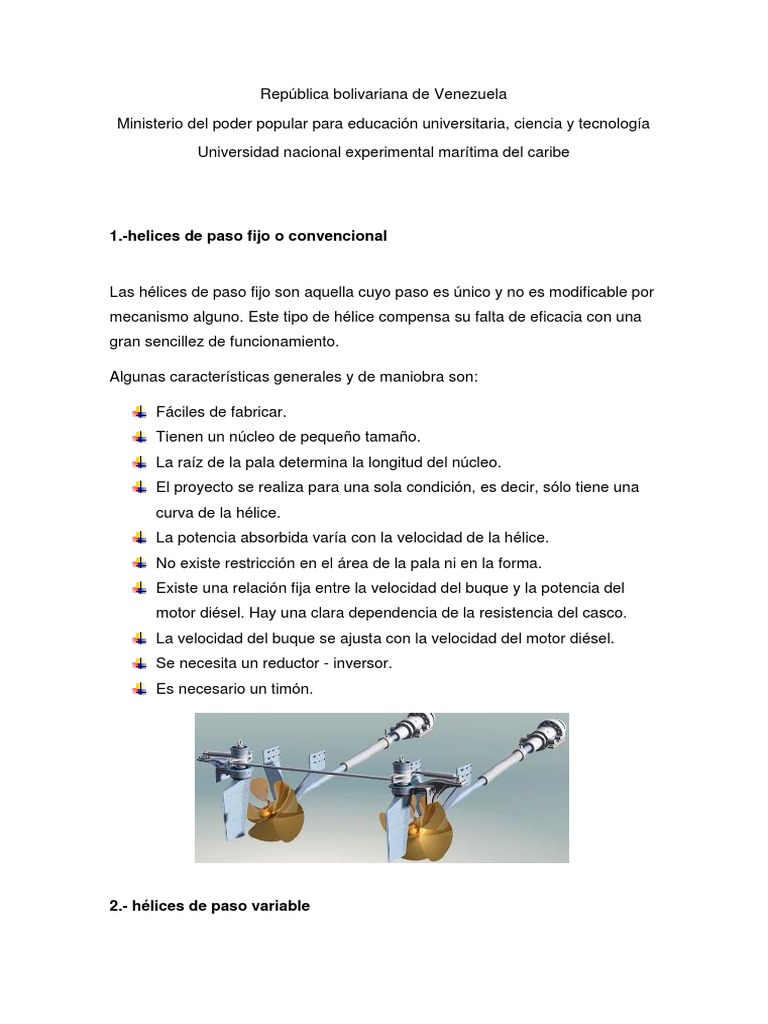 Sistema de Propulsion PDF Embarcación Propulsión