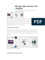 Hướng Dẫn Tạo Web Service Với PHP Và MySQL