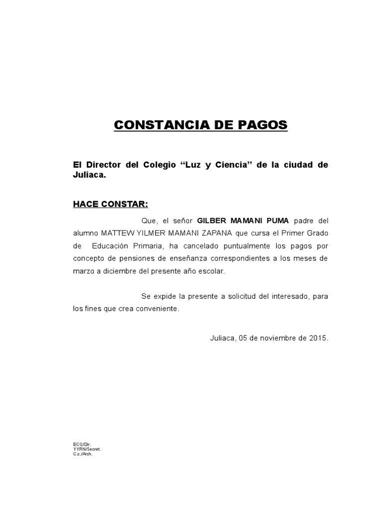Constancia De Pagos Images And Photos Finder