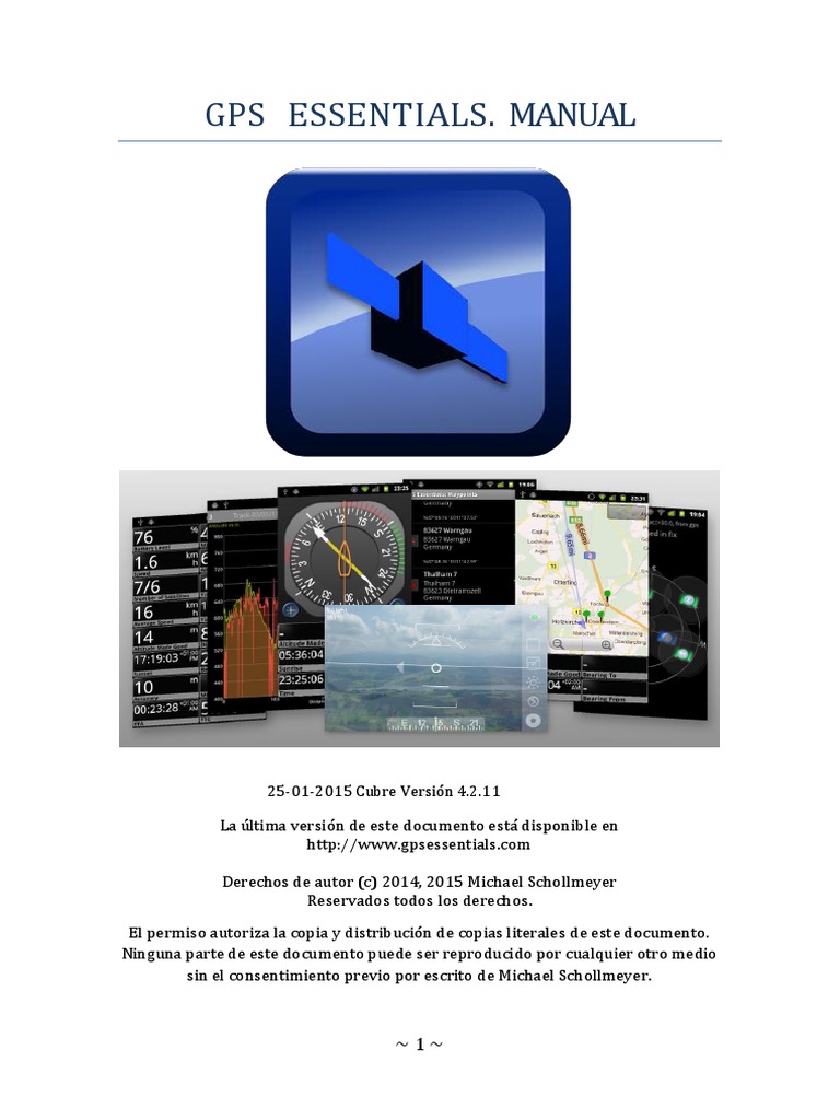 Gps Essentials Manual en Español | PDF | Sistema de Posicionamiento ...