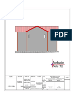 Rear Elevation Scala 1: 100: Technic MSS