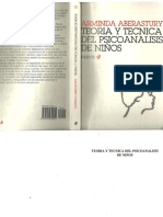 261281125 Teoria y Tecnica Del Psicoanalisis de Ninos Arminda Aberastury PDF
