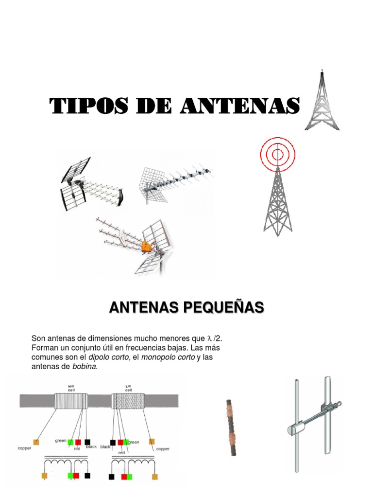 Tipos de Antenas Antena (Radio) Ingenieria Eléctrica
