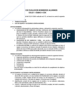 Ejercicio de Evalucion Bomberos Alumnos