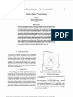 Electrostatic Precipitation Principles and Advancements