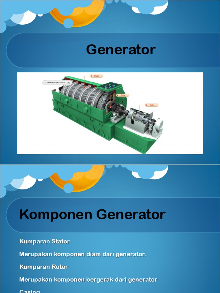 Prosedur Operasi dan Pemeliharaan Generator | PDF | Sains & Matematika ...