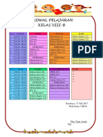 Jadwal Pelajaran