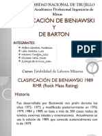 Clasificación de de Bieniawsky - Leon
