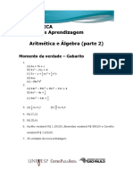 UA 6 Matemática M.v. Gabarito