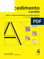 Procedimento Correcto para o Reprocessamento de Instrumentos No Consultorio Dentario