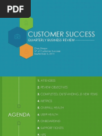 Customer Success: Quarterly Business Review